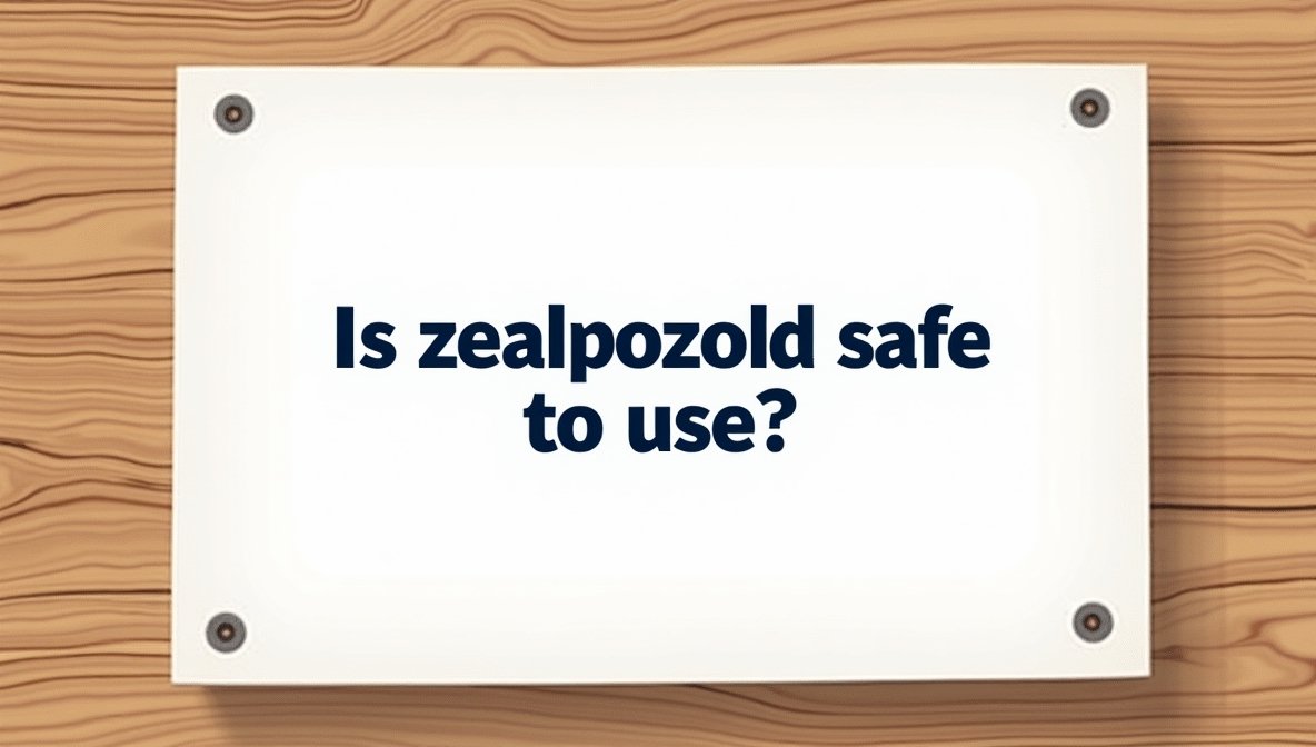 Is zealpozold safe to use