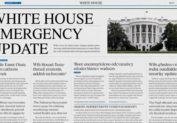 What Was the Emergency at the White House Today