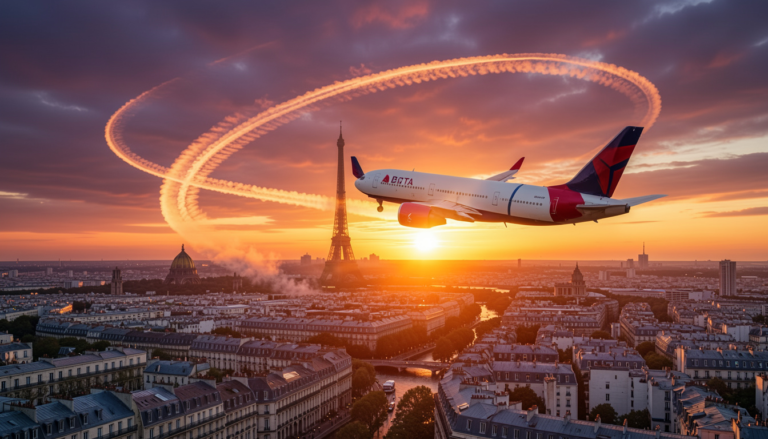 delta flight paris turns back