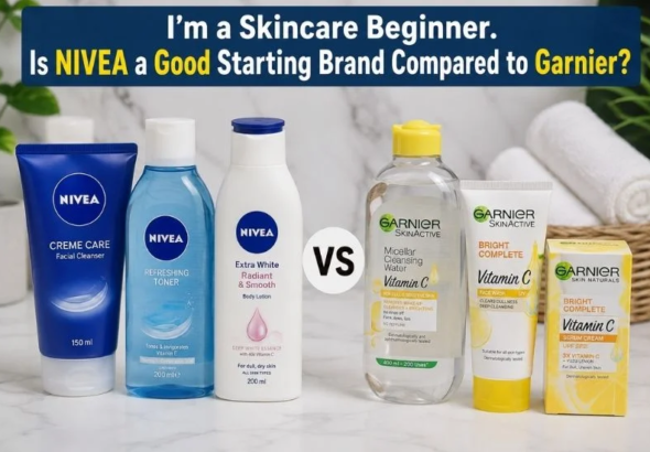 i'm a skincare beginner. is nivea a good starting brand compared to garnier?