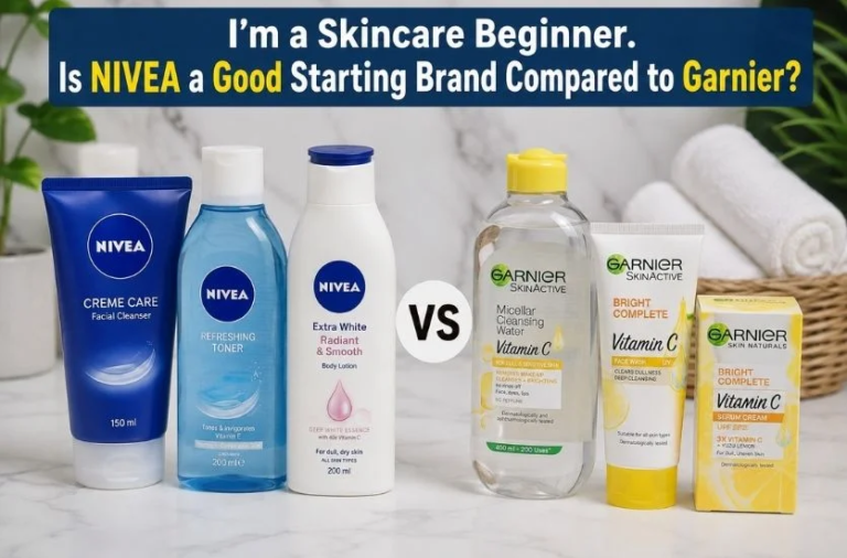 i'm a skincare beginner. is nivea a good starting brand compared to garnier?